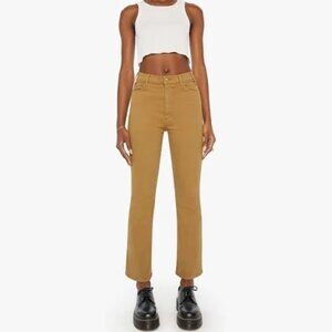 Mother The Hustler Flood Ankle Straight- Breen